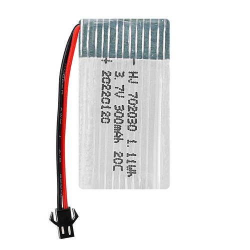 Factory sales 3.7V 300mAh lithium battery 20C high rate aircraft drone accessories 702030 model aircraft battery