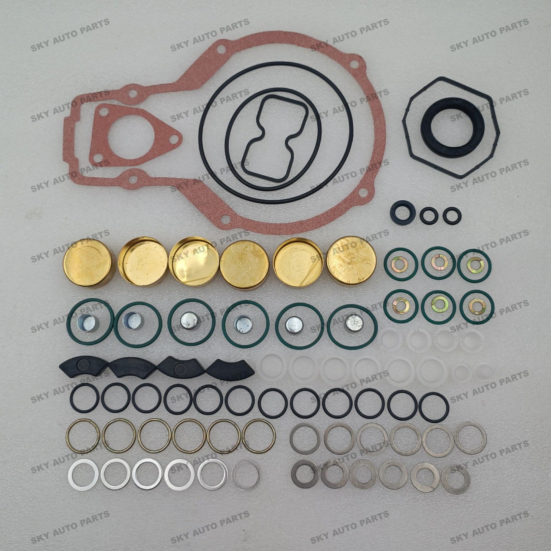 PW2000 fuel injection pump repair kit, compatible with PW2000 series mechanical diesel fuel injection pumps, for construction machinery