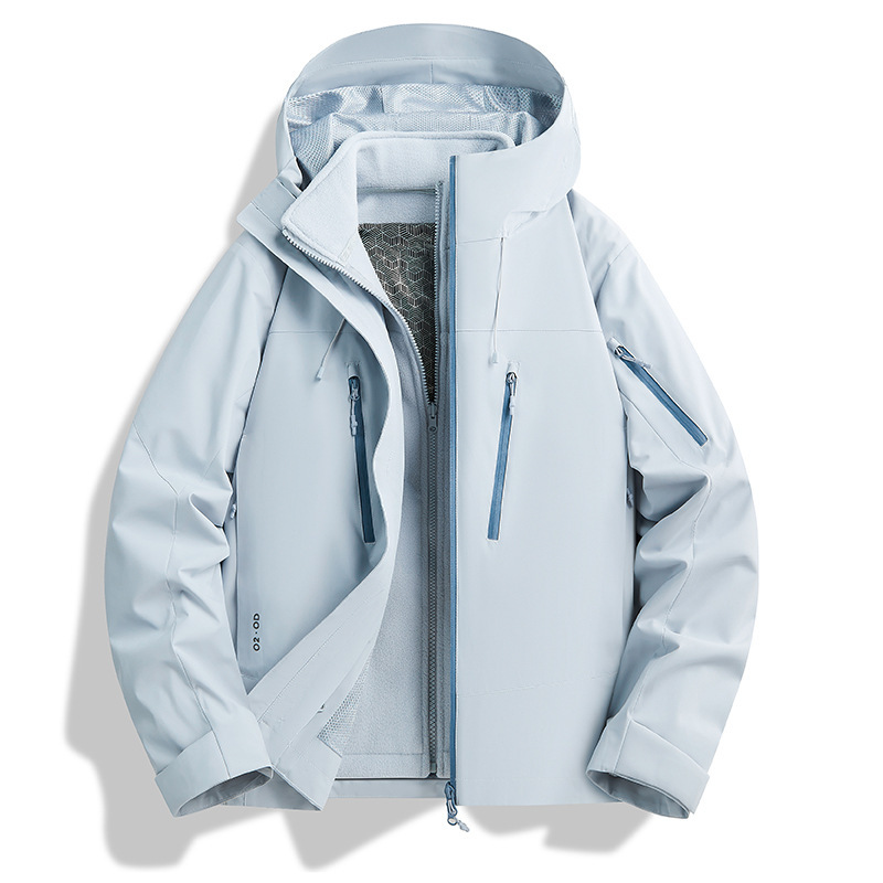 户外山系新款冲锋衣男女春秋季防风防水徒步登山服情侣外套夹克|undefined