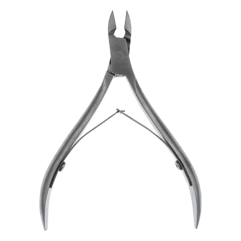 Factory direct supply stainless steel 8712 dead skin tongs secondary opening double fork dead skin scissors beauty tongs manicure tools