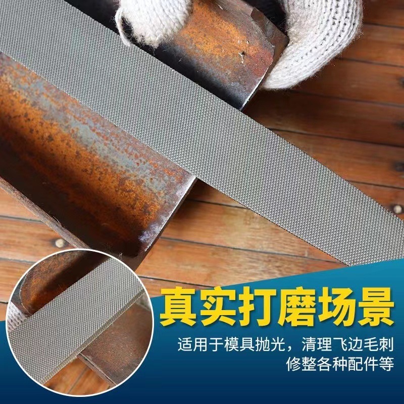 ファイル卸売ファイルハンドル鋼やすり 8 インチ 10inch 12inch 平やすり金属研削工具鋼やすり 5 個セット|undefined