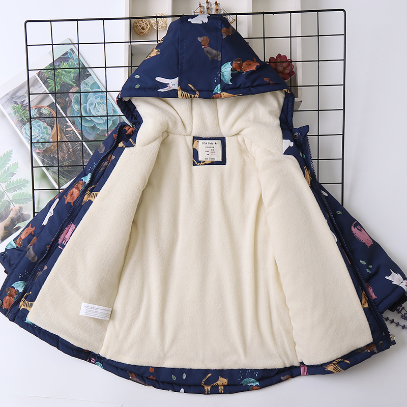 Fashion Rabbit Animal Polyester Girls Outerwear display picture 5