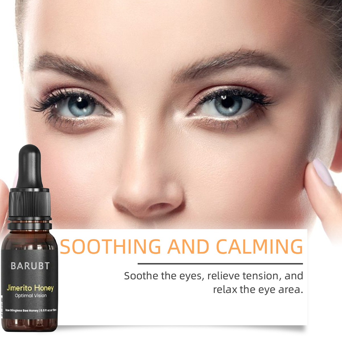 Cross-border BARUBT Jimeirito Honey Eye Care Refreshing Gentle Moisturizing Hydrating Eye External Care 3