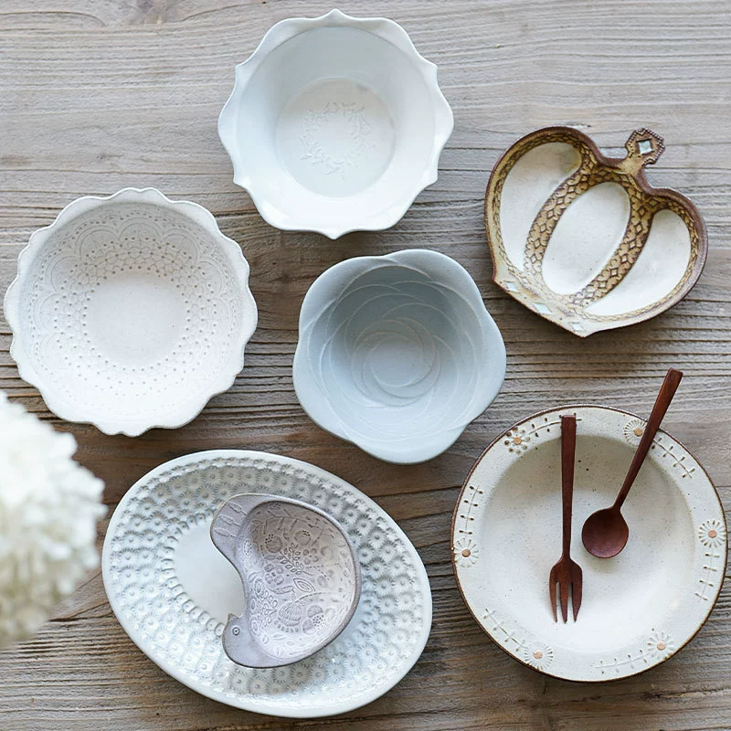 YOSHIZAWA/Йоко/японская/тарелка ручной работы