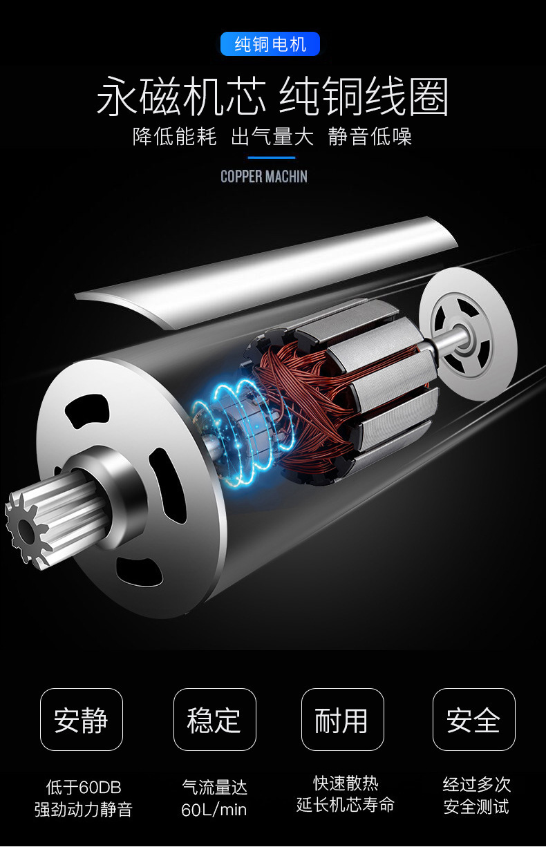 Car Vacuum Cleaner Plus Air Pump All-In-One Car Tire Inflator Household Wireless Charging Four-In-One Vacuum Cleaner
