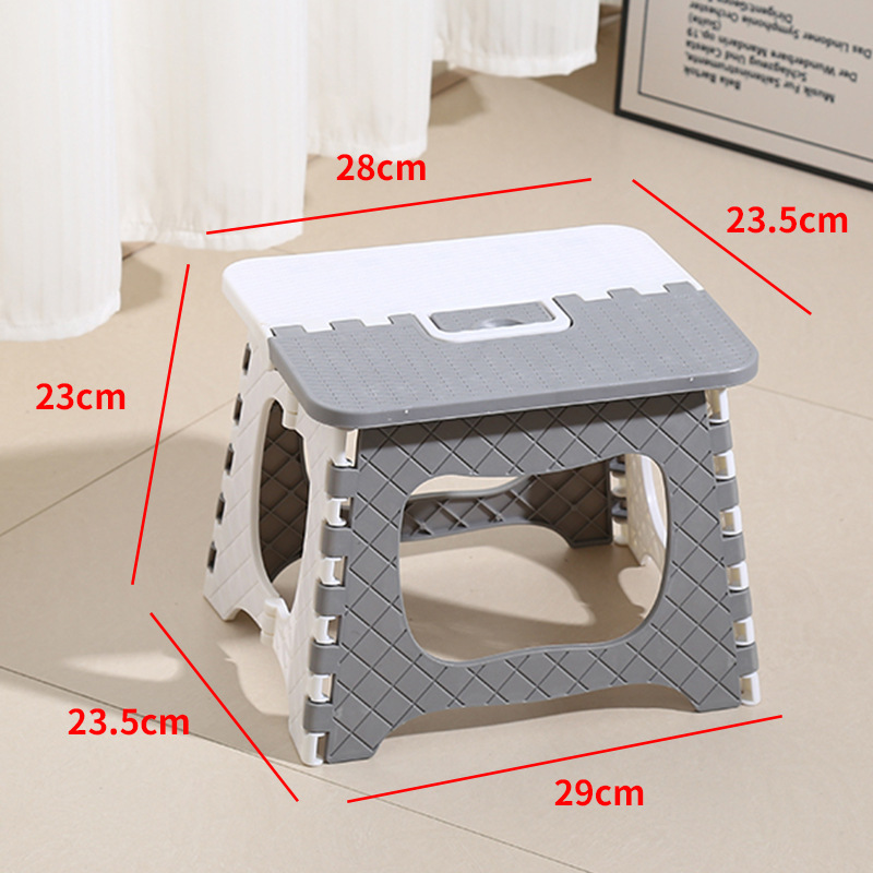 Taburete plegable telescópico, portátil para camping y viajes