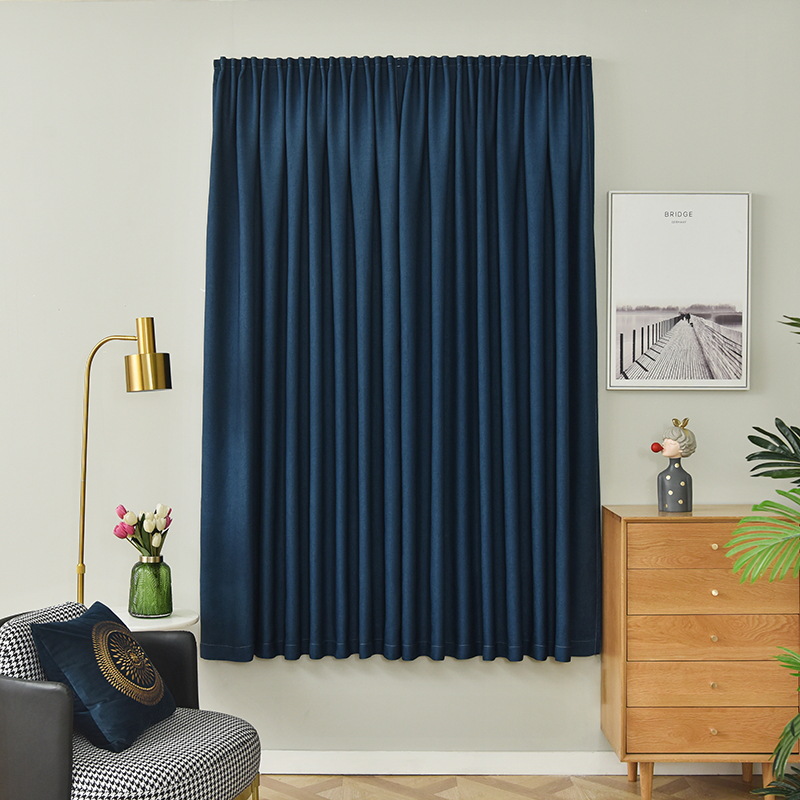 Nueva instalación simple sin perforaciones simple cortina de Velcro sombreado dormitorio ventana de la Bahía sala de alquiler simple tela de sombrilla