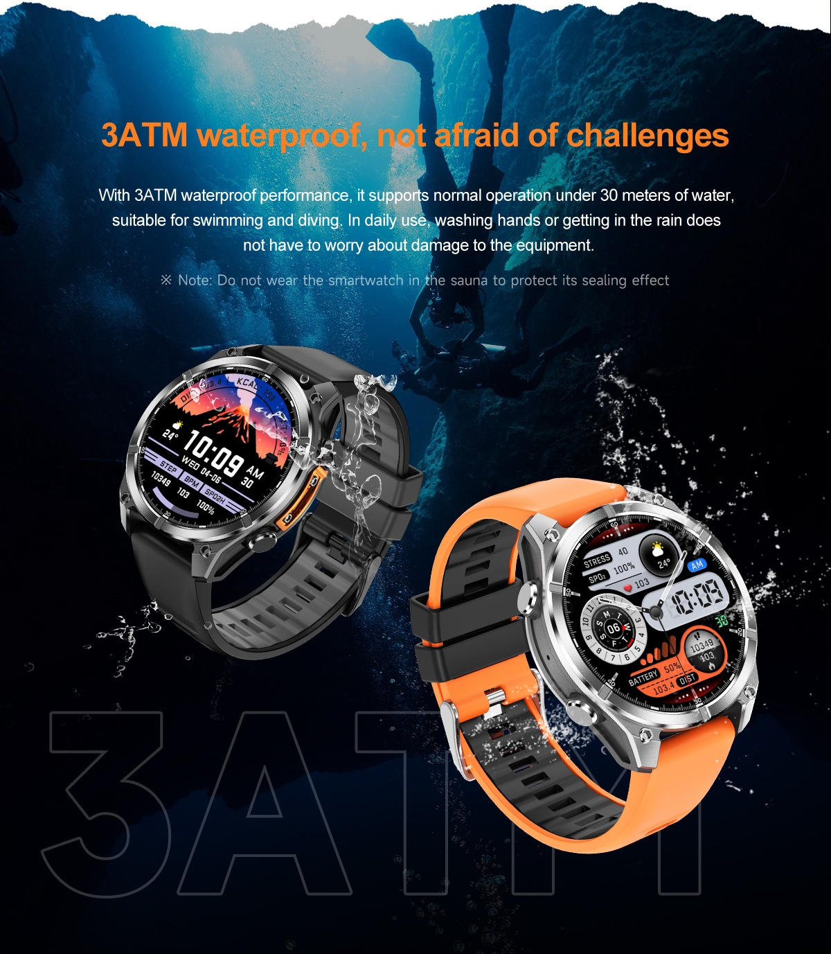 Smartwatch With Bluetooth Calling And Led Flashlight Sports Watch_voghion.com