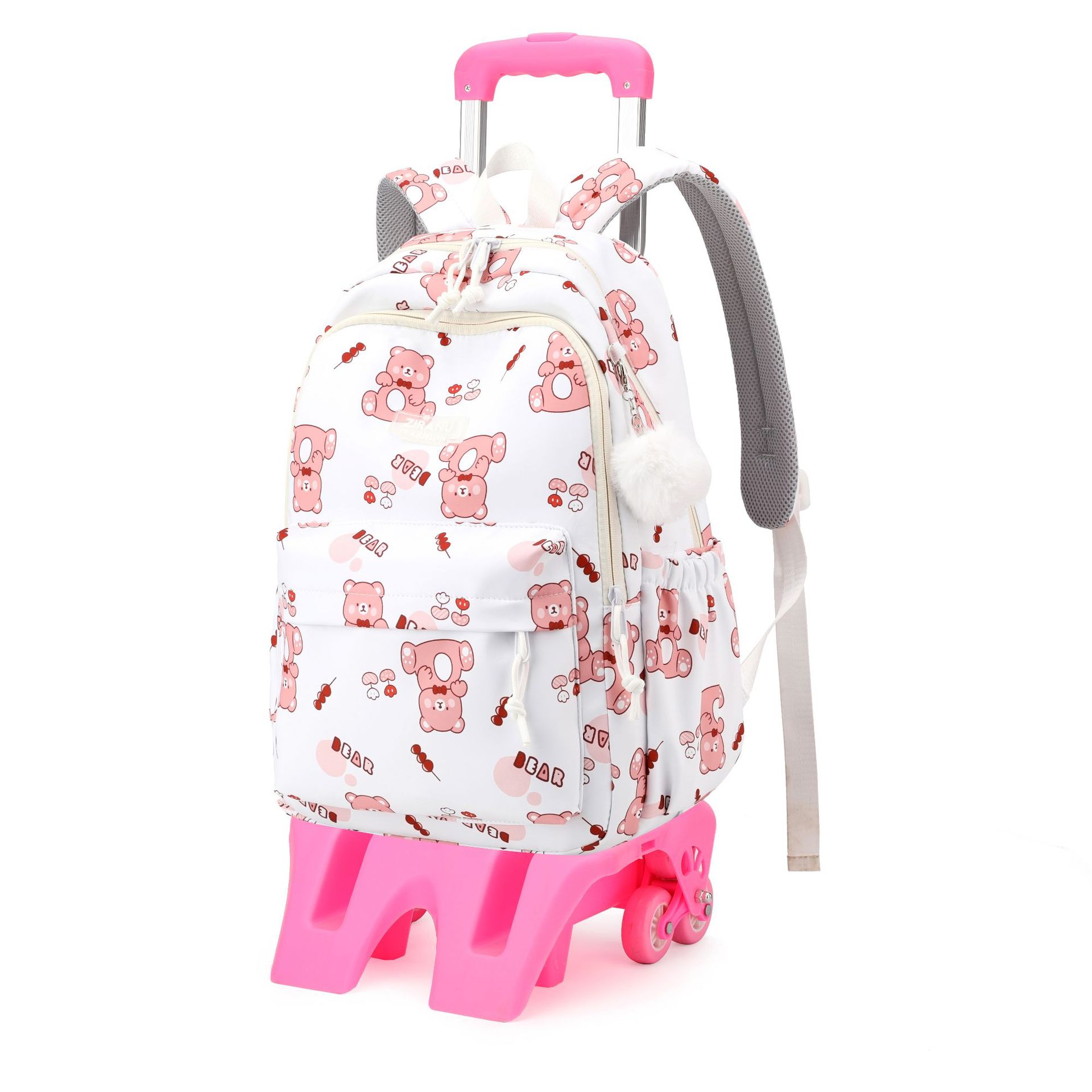 Mochila de pescado natural 3 - 6 grados mochila de escolares de la escuela primaria gran capacidad de doble uso mochila de la escuela secundaria