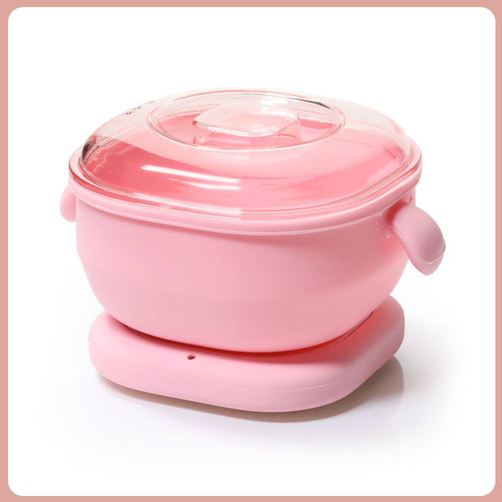 400ml美容护理脱毛蜡锅 可折叠硅胶不粘锅易清洁加热机融蜡锅