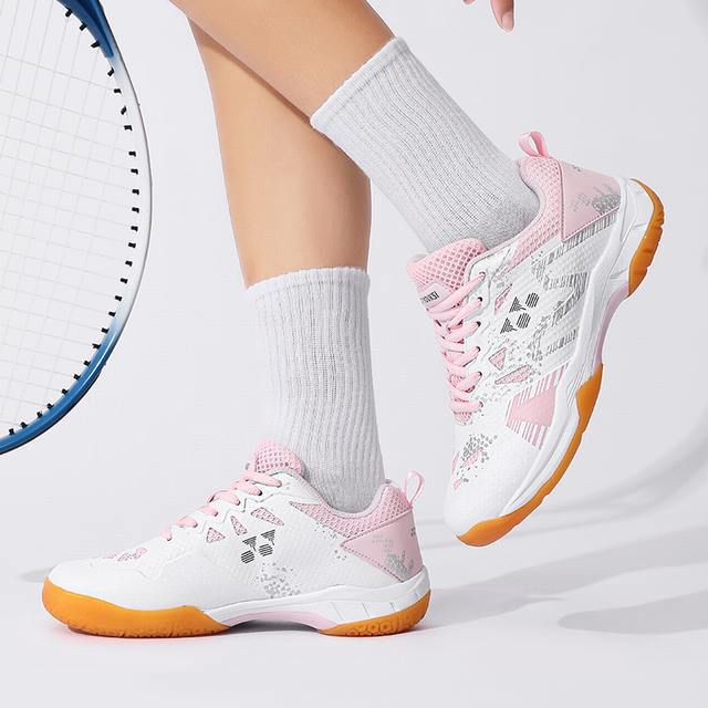 2026 Campus Badminton Shoes for Women, Summer Ultra-Lightweight Shock-Absorbing Indoor Tennis and Volleyball Sports Shoes for Men