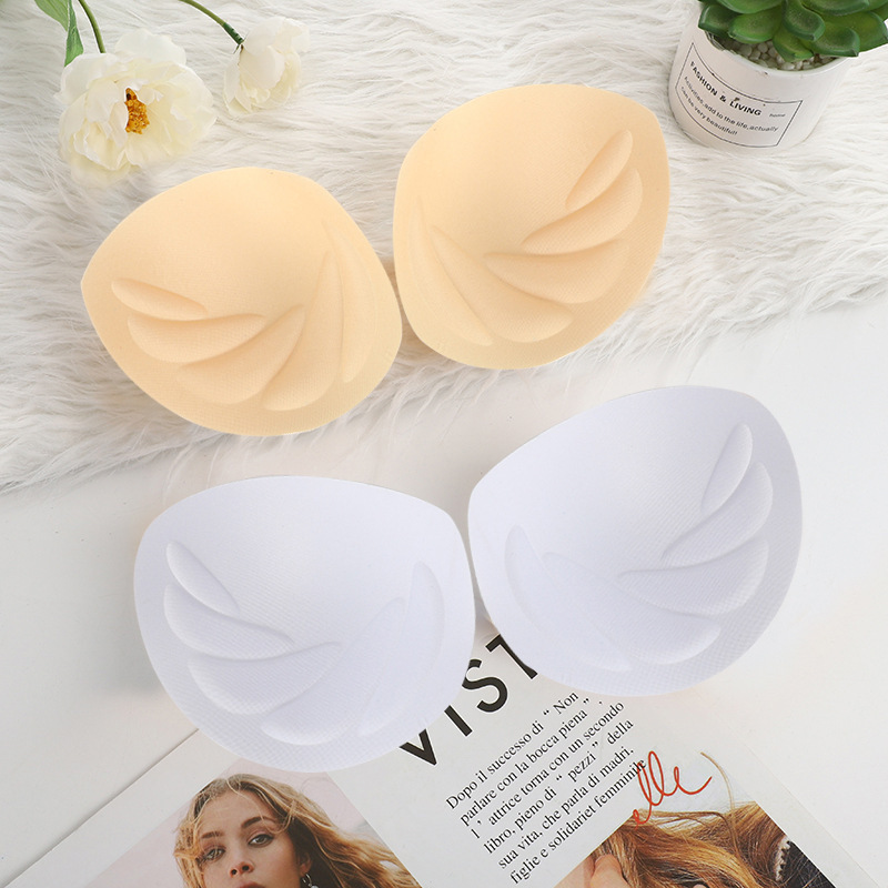 In-Stock One-Size-Fits-All Bra Pads, Thickened Breast Pads, Bandeau Bra, Swimwear, Women's Base Layer, Student Chest Wrap, Inner Padding