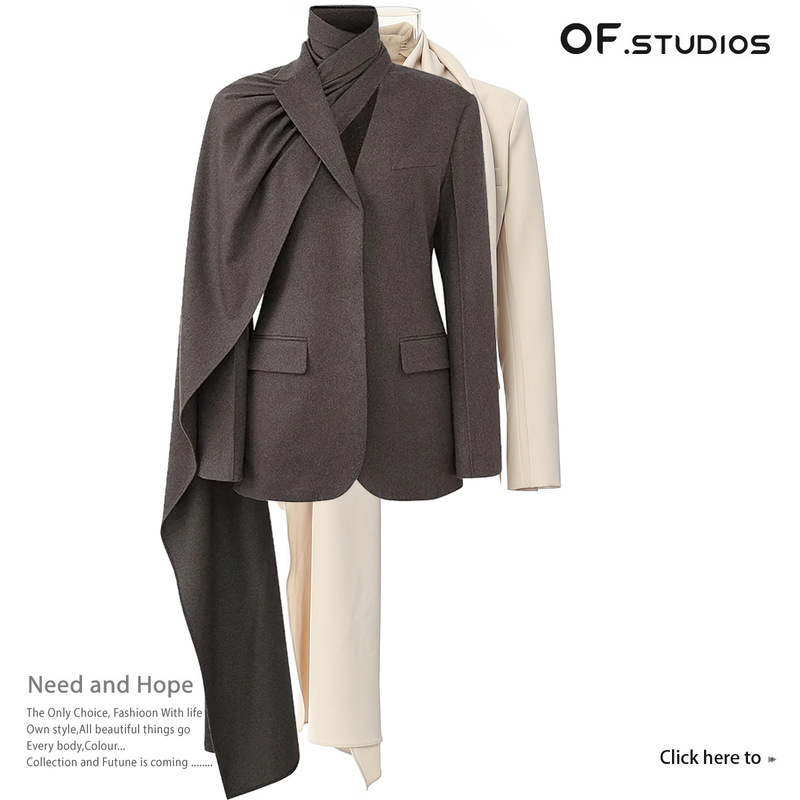 26 New Styles of Stylish Cut-Out Scarves with Unique Design, DIY Suit Jacket for Women 1719