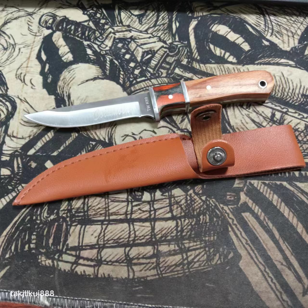 手把肉刀小刀水果刀不锈钢烤肉手扒肉吃肉餐刀刀家用多功能多用途