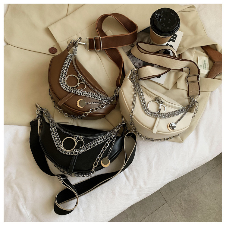 Trendy Waist Chest Bag Fashion Single Shoulder Messenger Bag display picture 4