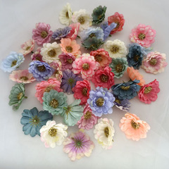 6cm artificial chrysanthemum flowers, fake flowers, silk flowers, DIY accessories, pain bag Gu Mei Hanfu table hairpin flowers 