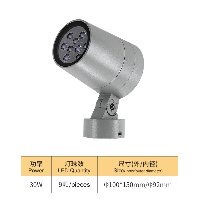 led宏光投光灯户外防水绿植cob射树灯照墙投光灯草坪庭院景观灯|undefined