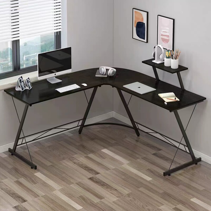 Corner L-Shaped Desktop Computer Table Home Small Apartment Corner Desk Space-Saving Writing Desk Simple Office Desk