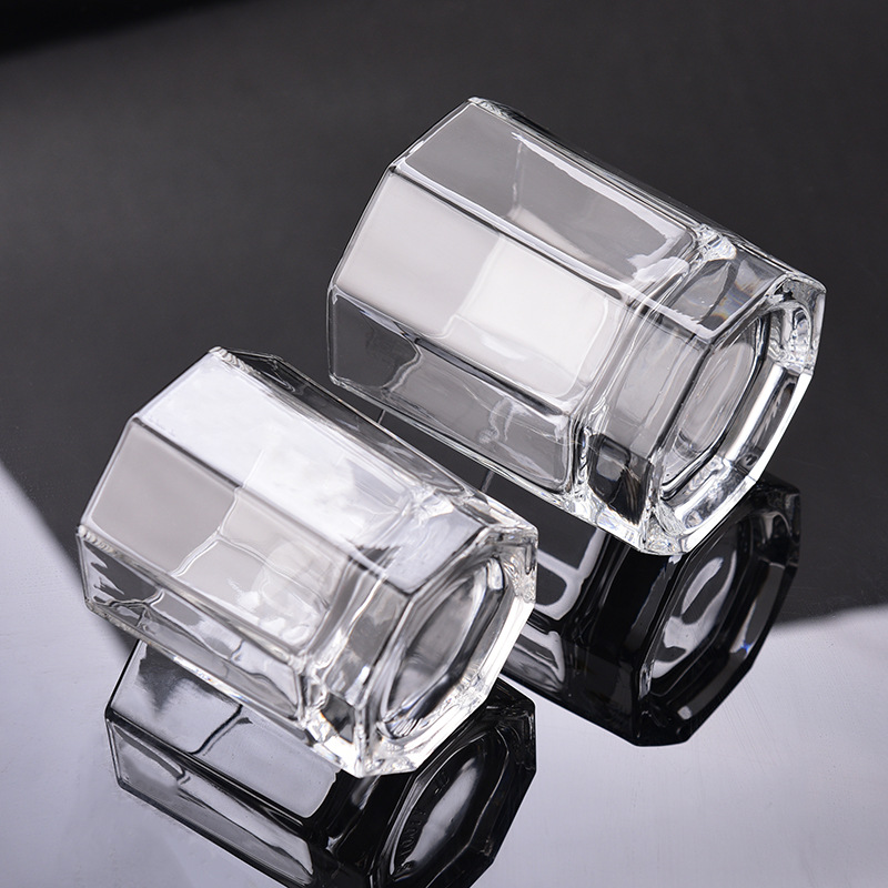 A5L家用玻璃杯子 八角杯茶杯啤酒杯 烈酒杯 威士忌杯加厚酒吧KTV