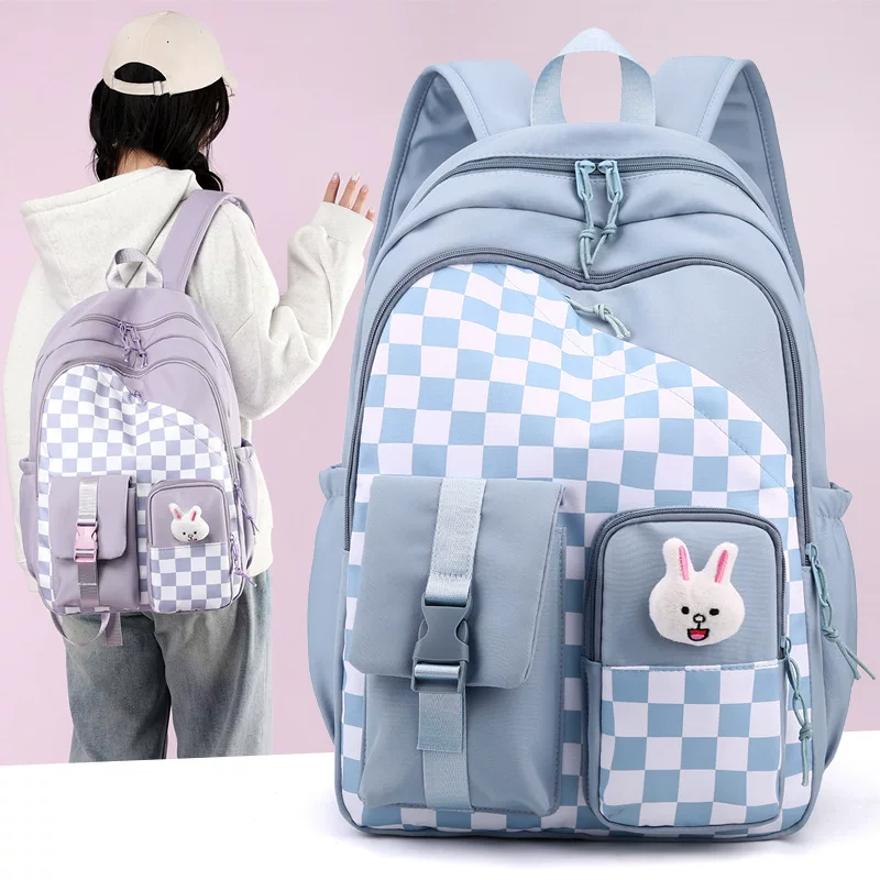 Brand fresh cartoon backpack, capacious bag, for secondary school
