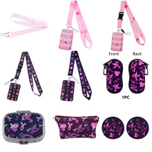 关爱女性健康红织带手机挂绳 相机挂脖绳时尚多功能粉色涤纶挂绳