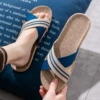 Stripe cross with blue