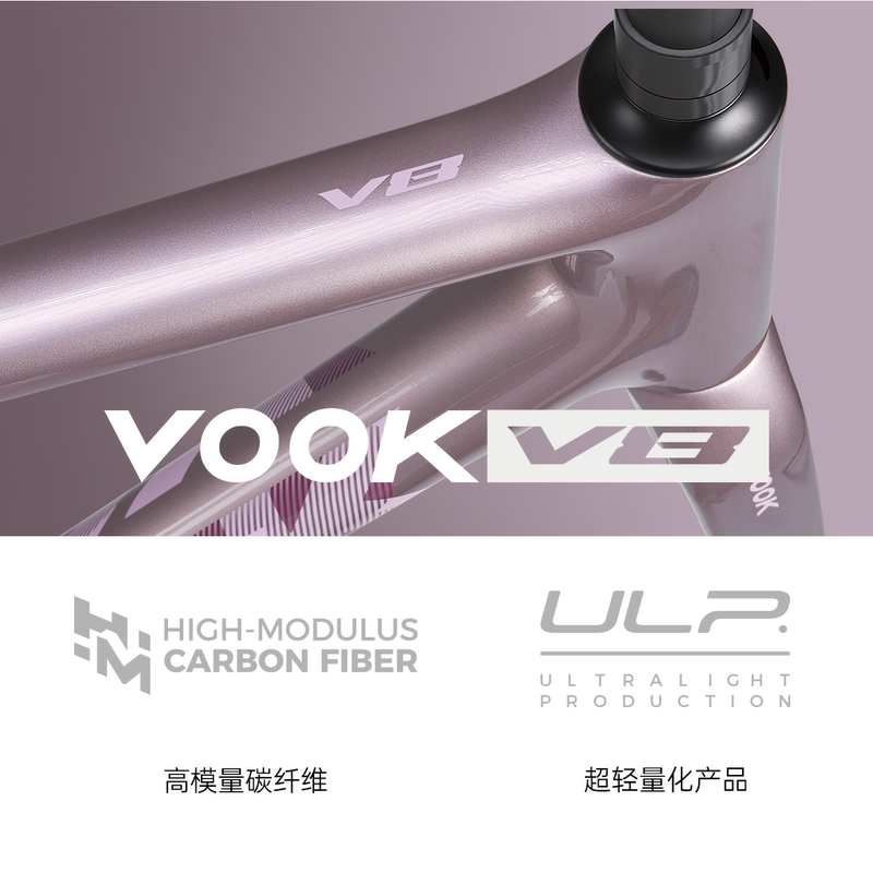 Suitable for V8 Carbon Fiber Road Bicycle Frame, Full Internal Wiring, Barrel Shaft, Disc Brake, Aerodynamic Road Bike