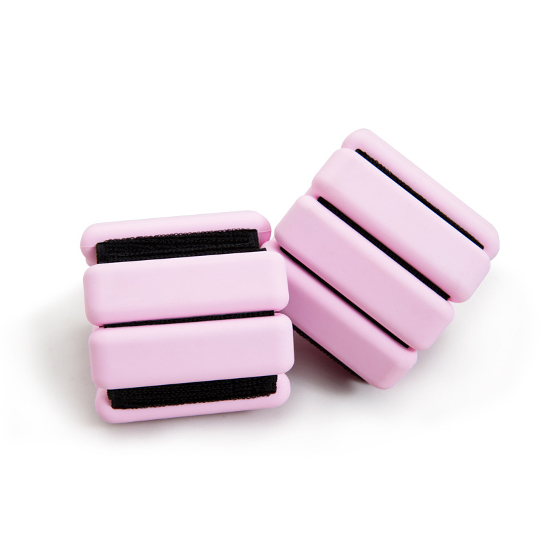 Pulsera de peso de 2 libras en stock, brazalete de yoga universal para hombres y mujeres, brazalete de peso anti sudor ajustable multicolor