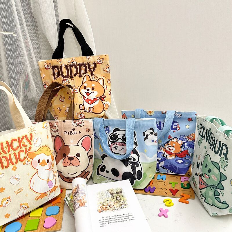 新作オリジナルキャンバスバッグ幼稚園イベントスナック包装袋創意マミー手提げ子供誕生日お土産|undefined
