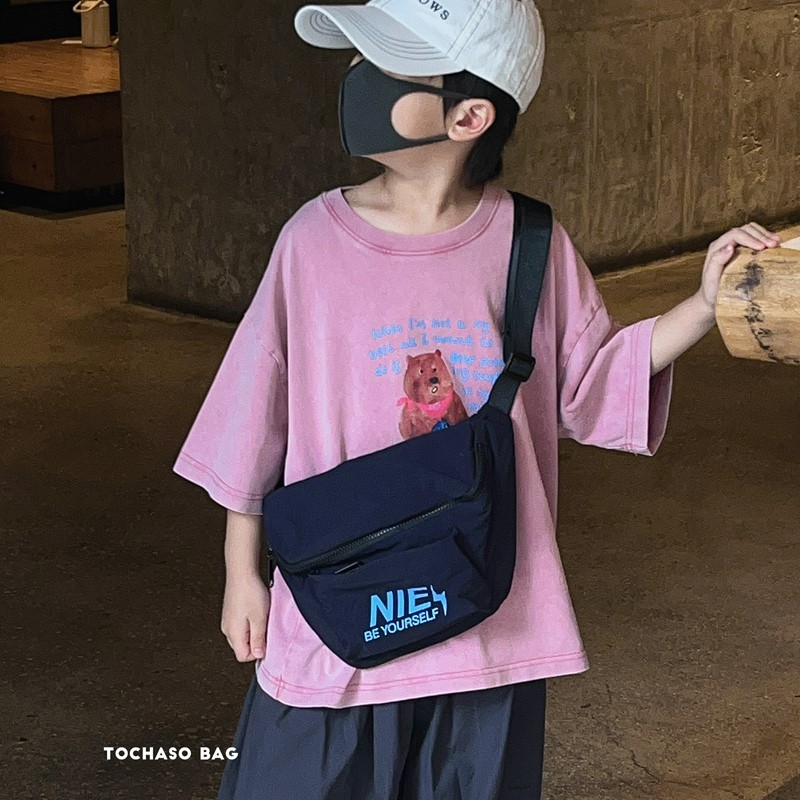 Deportes casuales para niños y niñas, bolsas de pecho de viaje al aire libre, bolsas de cintura para niños de gran capacidad, bolsas coreanas, nuevos bolsos de cintura para niños