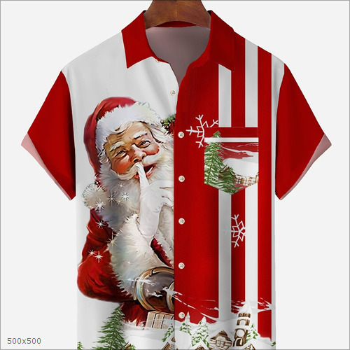 Supports multi-platform dropshipping, sports 3D printed shirt, casual cross-border hot-selling breathable quick-dry casual Christmas shirt Supports multi-platform dropshipping, sports 3D printed shirt, casual cross-border hot-selling breathable quick-dry casual Christmas shirt