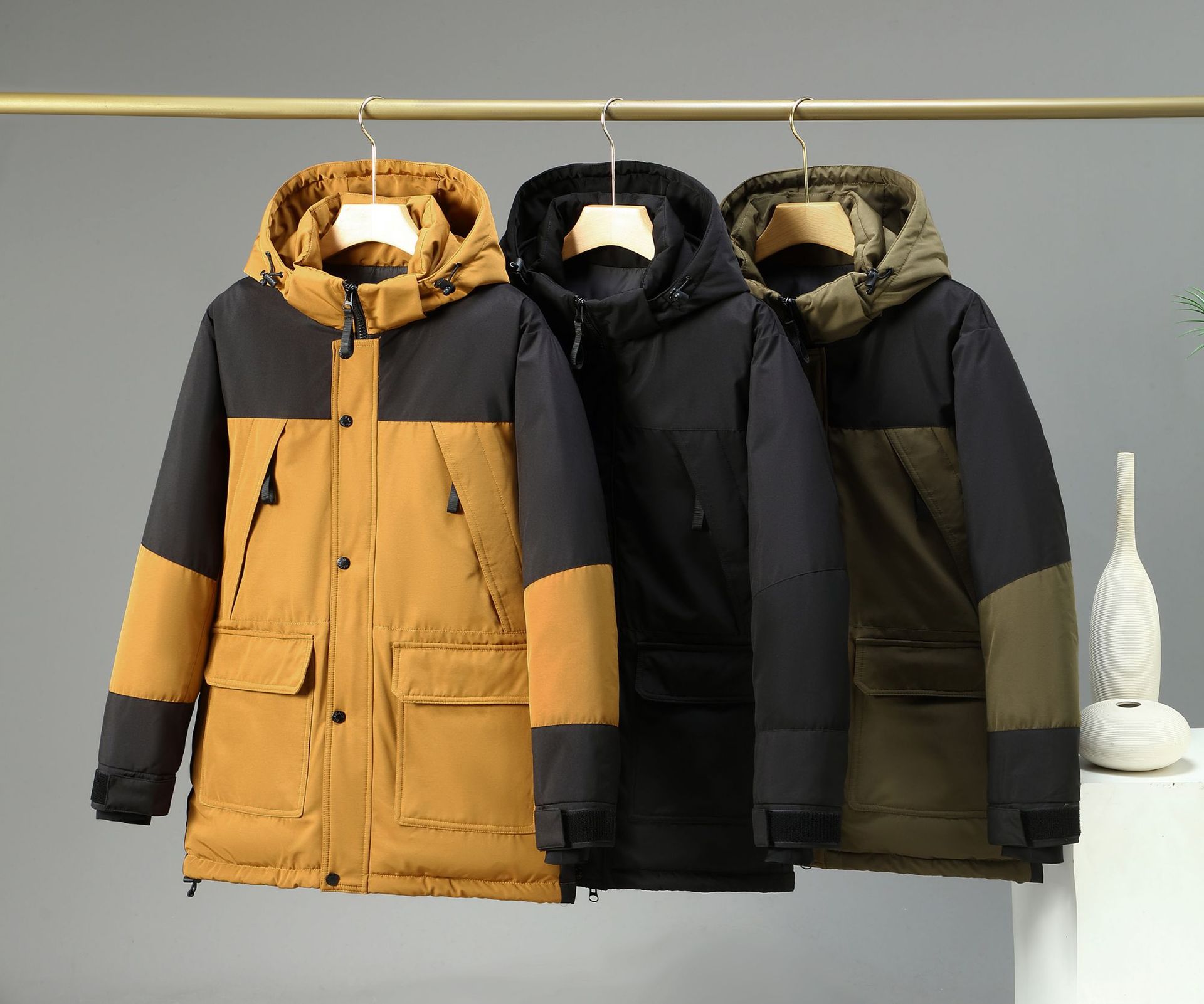 Giacca in cotone da uomo, casual, ispessita, invernale, da esterno_voghion.com