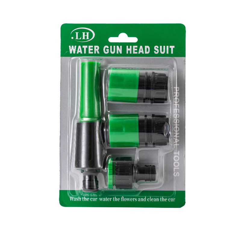 녹색 직선 스프레이 건 세트