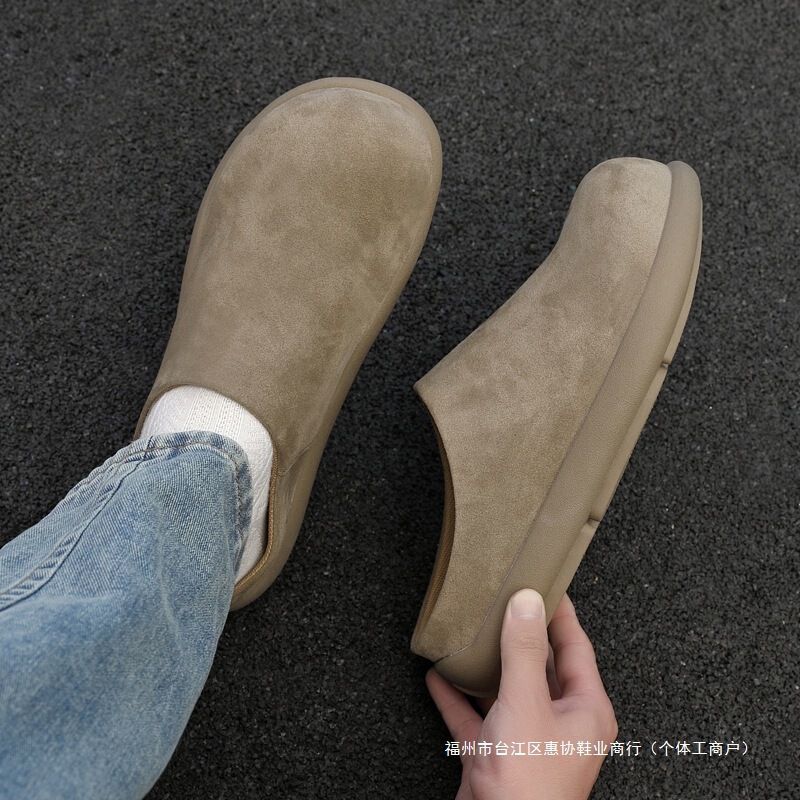 Little Potato Birkenstock Shoes for Women 2025 Spring and Autumn Thick-Soled Genuine Leather Mule Birkenstock Slippers for Men and Women Small People