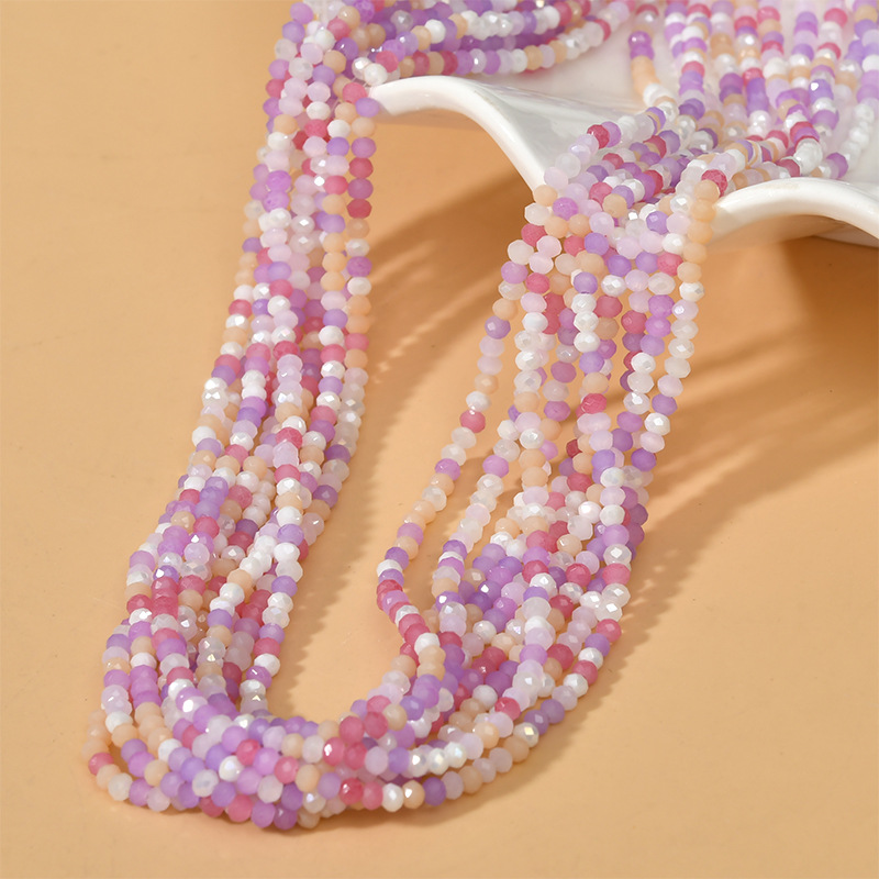 40g Weight Beads Jewelry Making Type Diameter 3mm Jewelry Making Size DIY Jewelry Accessories Classification 0.7mm Hole Size 165 Pieces Per Piece Quantity Artificial Crystal Material Solid Color Pattern Plating Design Simple Style Style 165 Pieces Per Piece Diameter 3mm 0.7mm Artificial Crystal Solid Color DIY Jewelry Accessories Beads 18