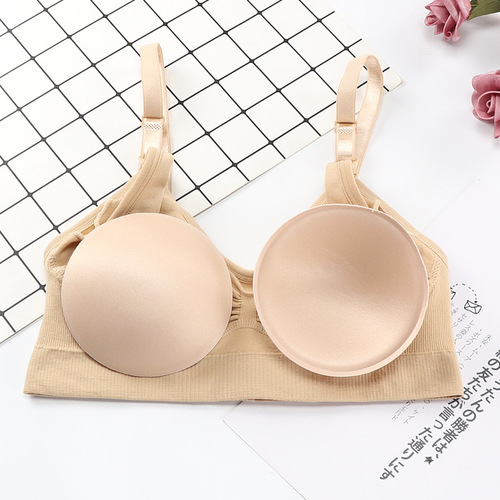 Pregnant women's wire-free front buckle nursing bra underwear seamless push-up postpartum breastfeeding large size bra nursing vest