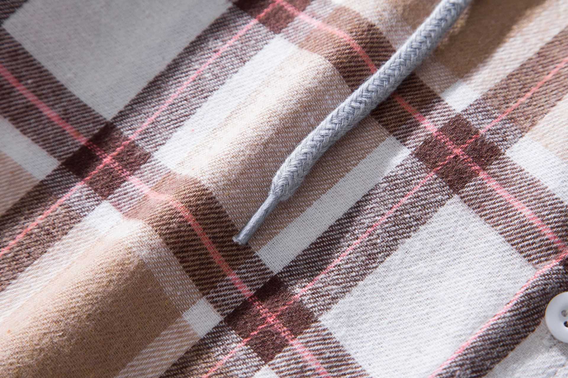 Herren Flanellhemd Mit Kapuze Kariertes Oversized Freizeithemd_voghion.com
