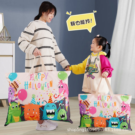 Factory direct moving bag luggage bag children's large capacity finishing bag cartoon kindergarten quilt storage bag