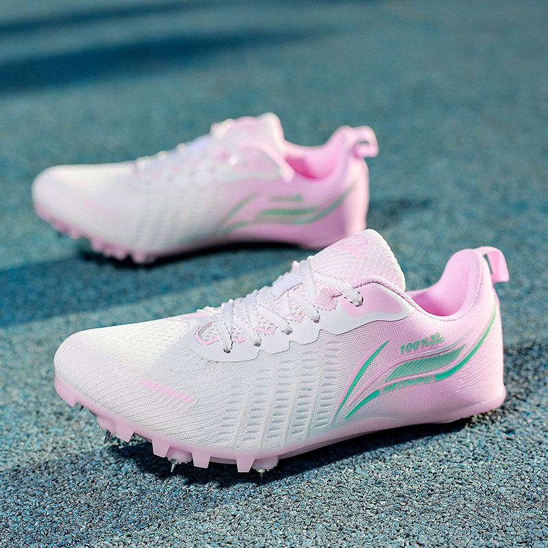 Zapatos de atletismo transfronterizos, zapatos de entrenamiento de salto de distancia, zapatos de carrera, zapatos de atletismo profesional para hombres y mujeres