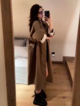 小个子中长款棕色风衣外套2025年早秋季新款大衣巨好看上衣女装冬