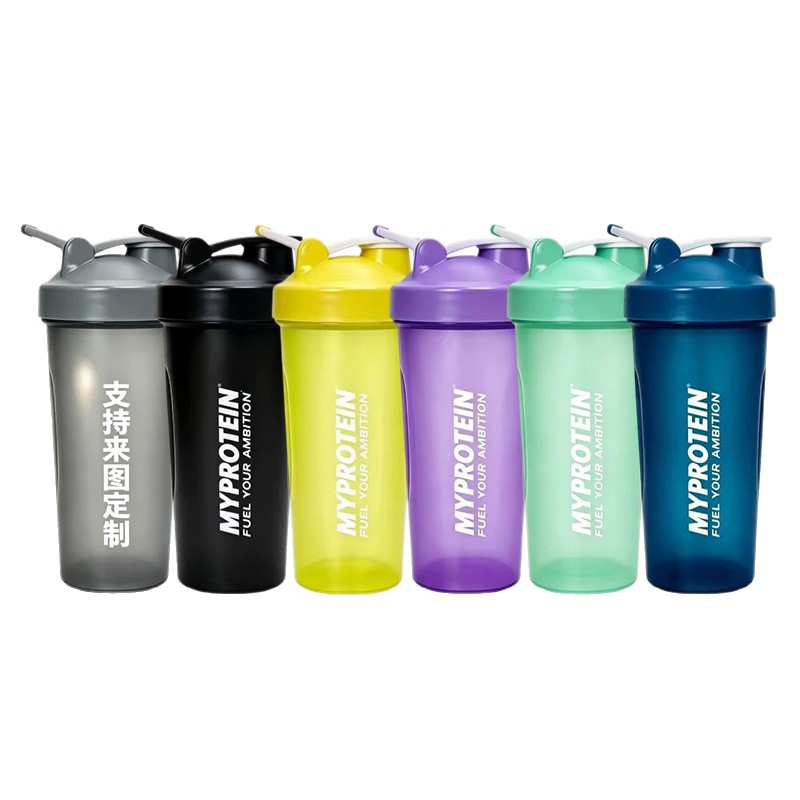Food-Grade Pp Sports Shaker Cup, Leak-Proof Protein Powder Cup, Fitness Mixing Cup, Supports Logo Printing for Advertising