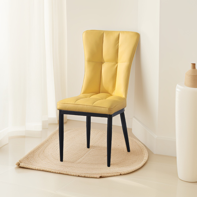 厂家定制软包靠背椅家用梳妆椅公寓卧室餐厅酒店宴会椅意式餐椅