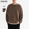men's wear thickening False two sweater 2022 Autumn and winter new pattern Versatile keep warm Sweater man sweater