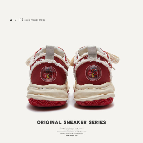 2024 Dragon Year New Year Red Streetwear Sneakers Thick Heel Height Platform Shoes for Men and Women, Same Style Couple Fashion Shoes