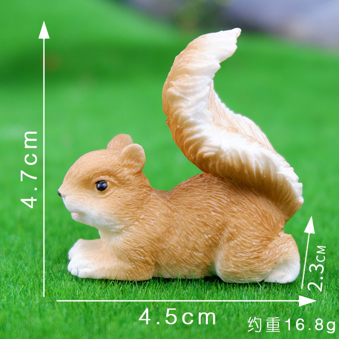 누워있는 다람쥐 1호 (갈색)