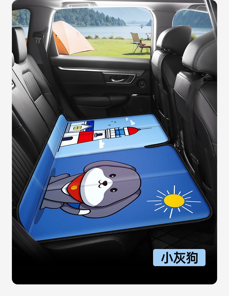Car Rear Seat Sleeping Pad, Foldable Bed for Sedan and Suv, No Need for Inflation, Portable Car Bed