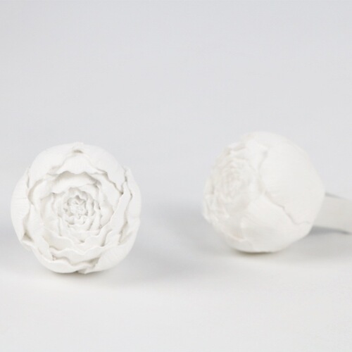 Valentine's Day Creative Gift Peony Car Air Outlet Perfume Car Air Freshener Diffuser Stone Box Set for Women 