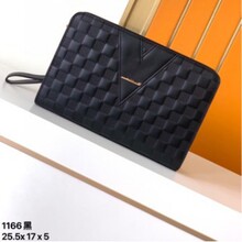 L家头层牛皮真皮商务休闲大牌男士手包