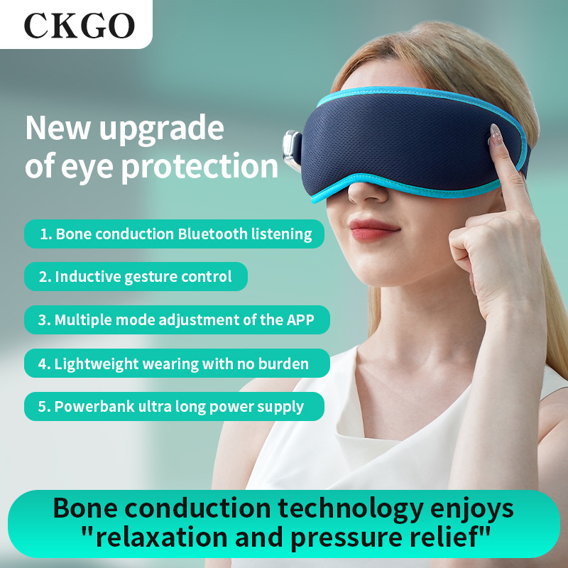 Cross-border new eye massager and eye care device with ice and heat pad, charging model, eye mask to relieve eye fatigue, suitable for foreign trade.