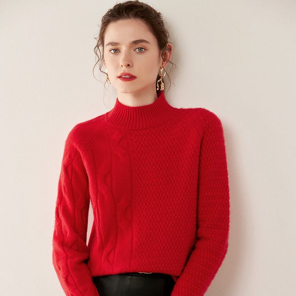 Woolen demi-season sweater